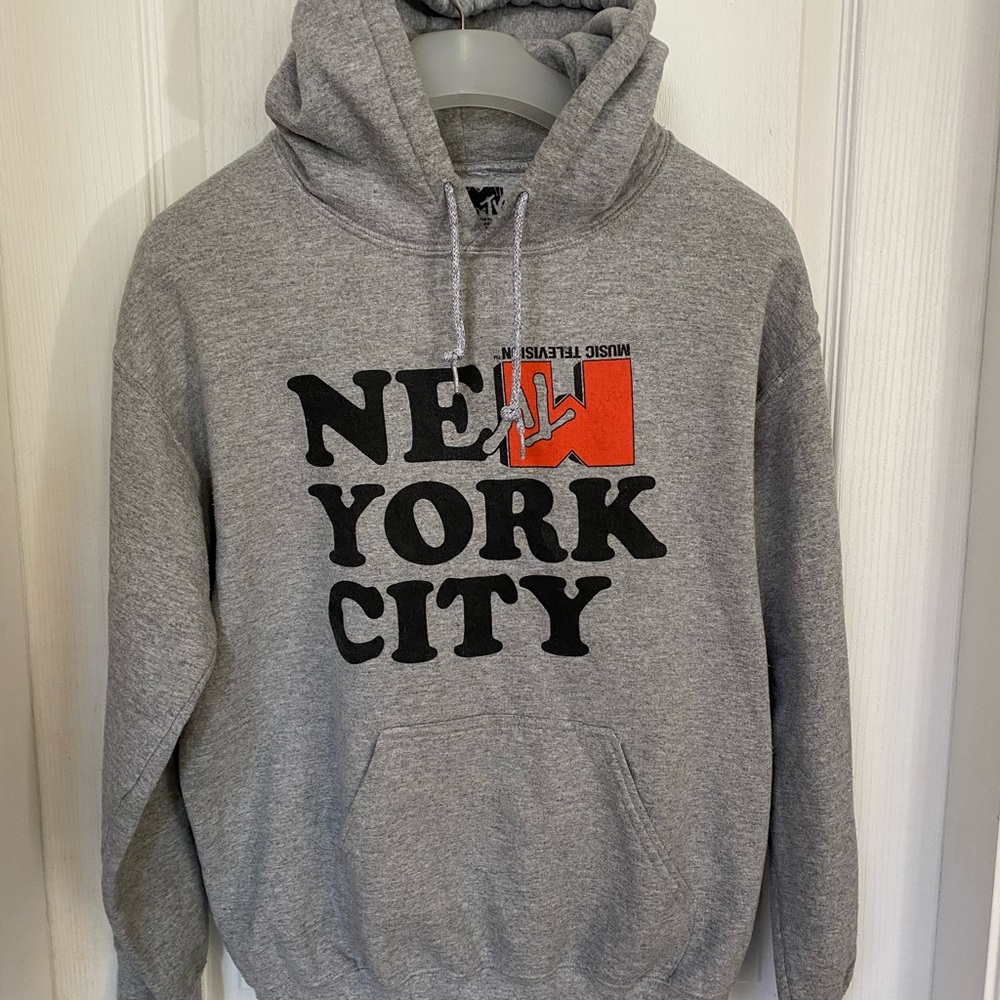 MTV New York grey hoodie